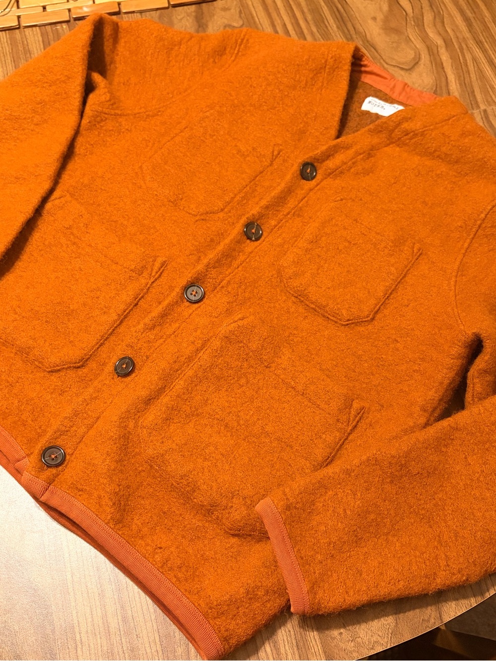 Universally Works Burnt Orange Cardigan